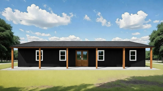 BCO-40153-W Wyatt Barndominium House Plan