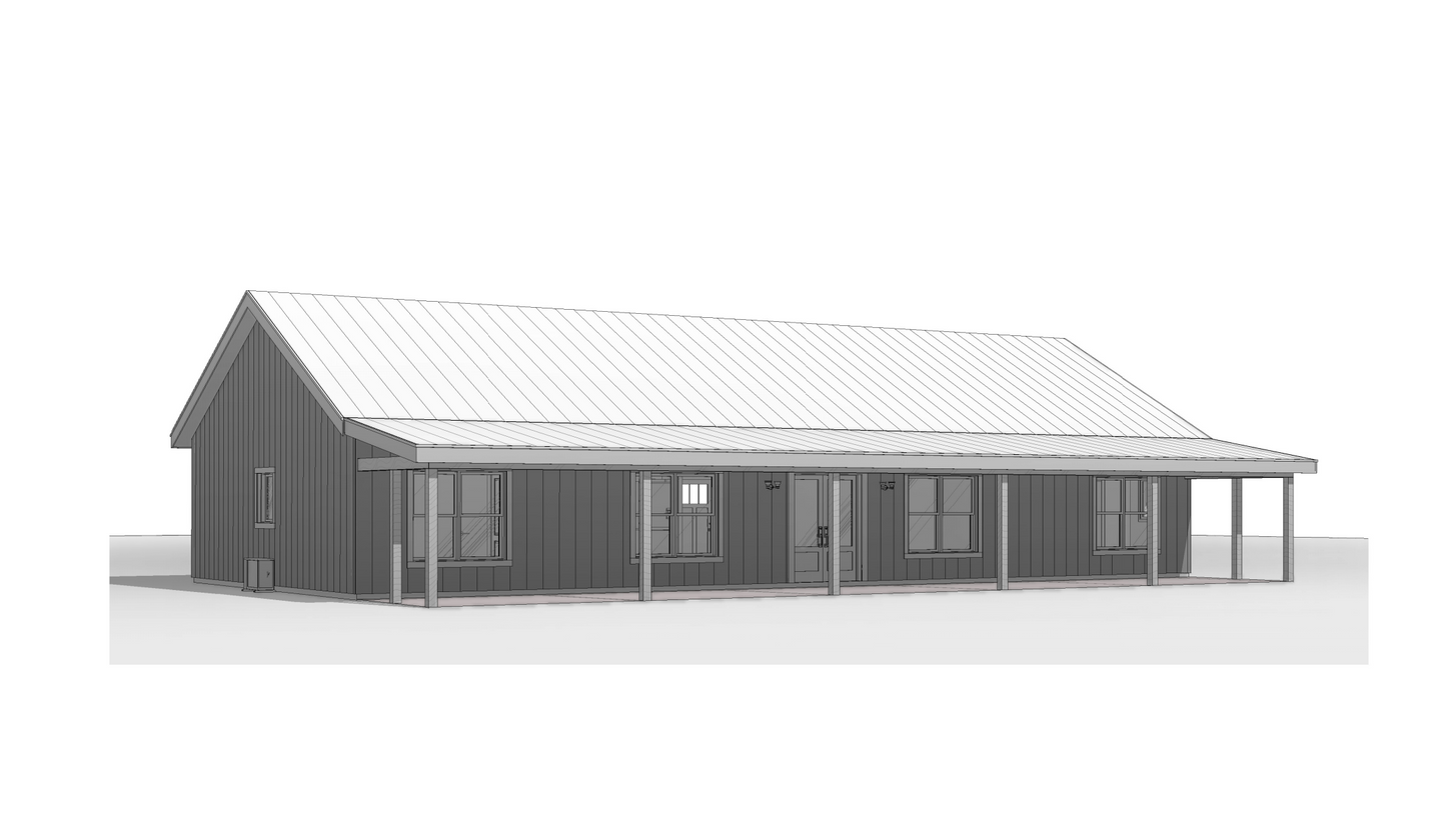 BCO-40154 Layla Barndominium House Plan