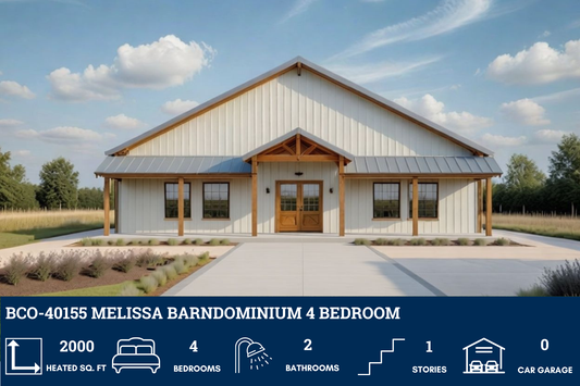 BCO-40155 Melissa Barndominium House Plan