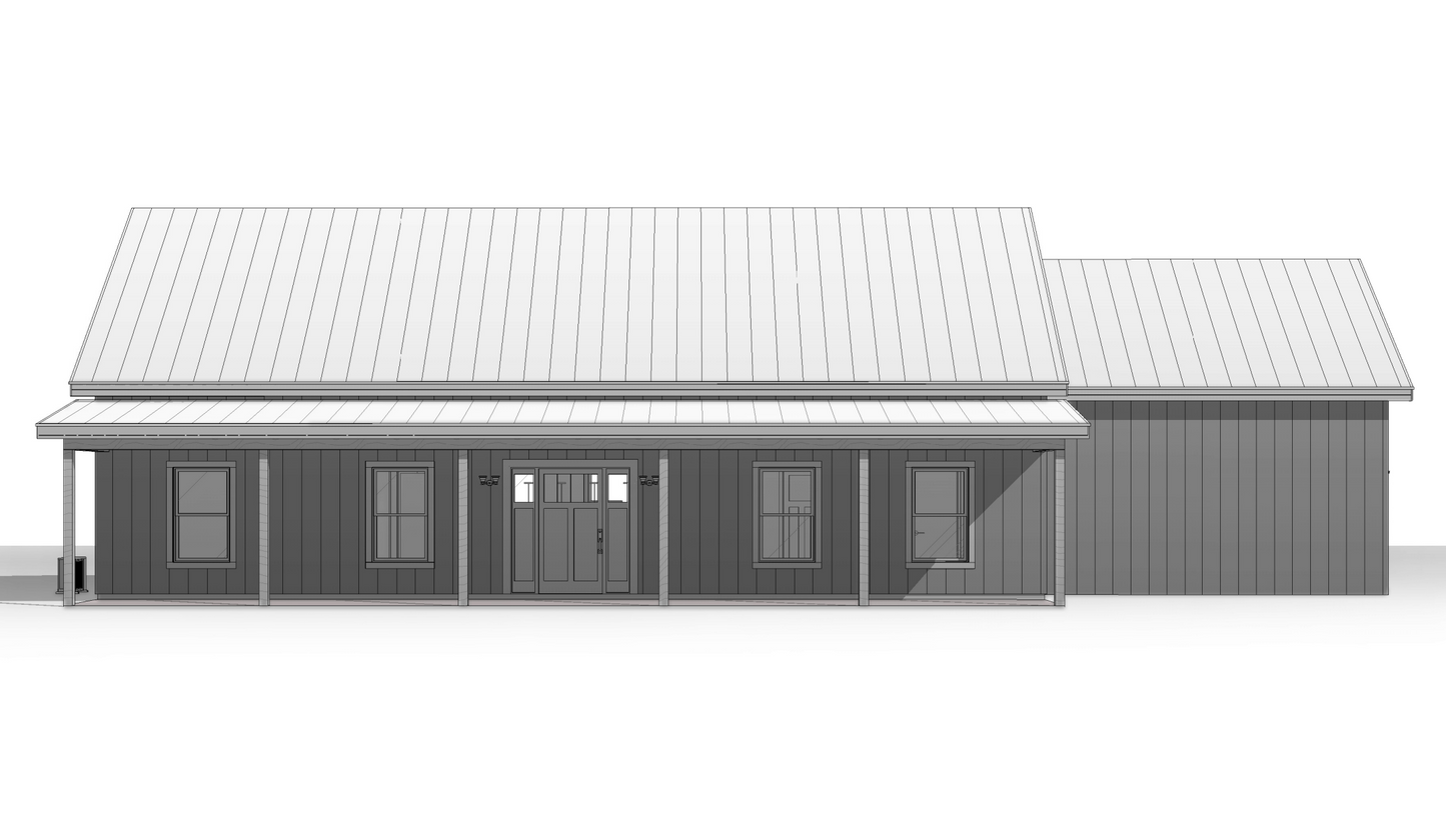 BCO-40156-G Gracie Barndominium House Plan
