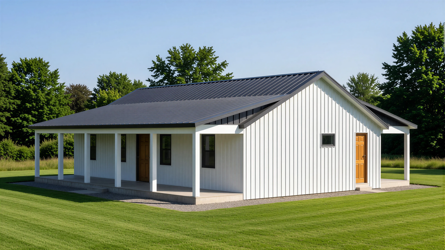 BCO-40156-M McQueen Barndominium House Plan