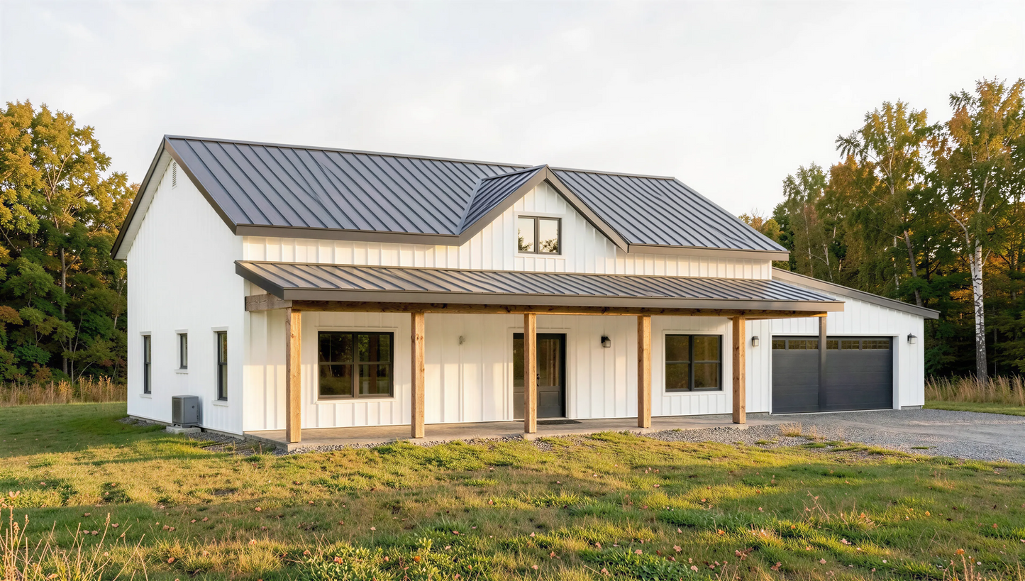 BCO-40157-H Hogan Barndominium House Plan