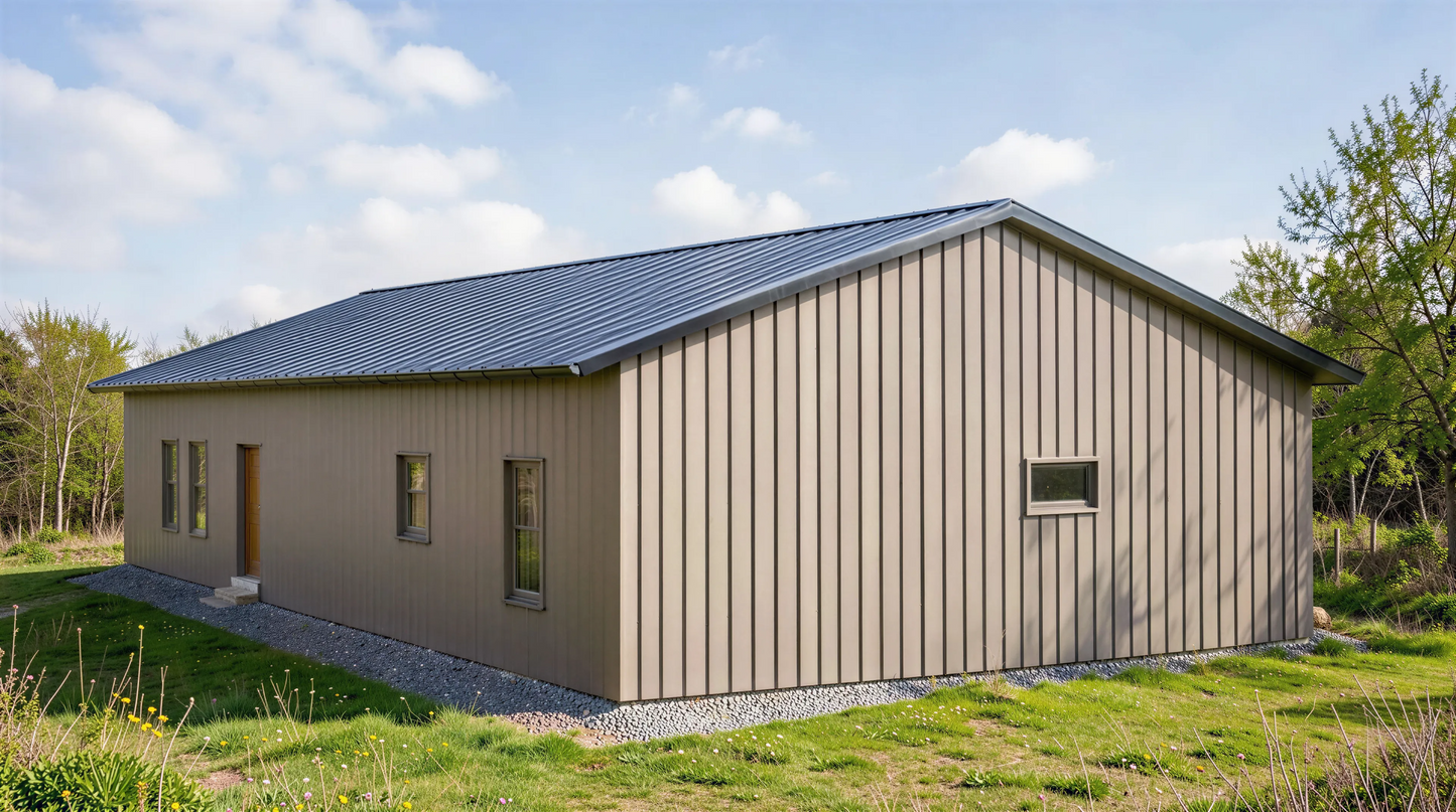 BCO-40161-L Levant Barndominium House Plan