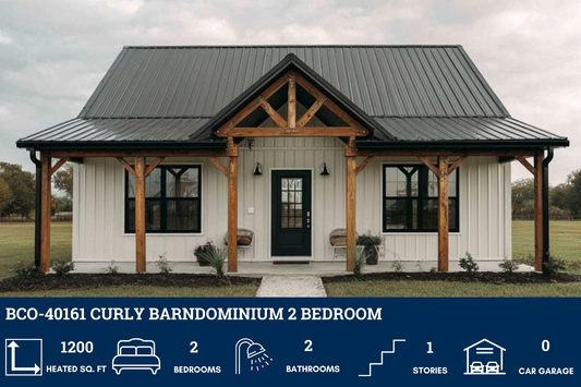 BCO-40161 Curly Barndominium House Plan