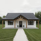 BCO-40161 Curly Barndominium House Plan