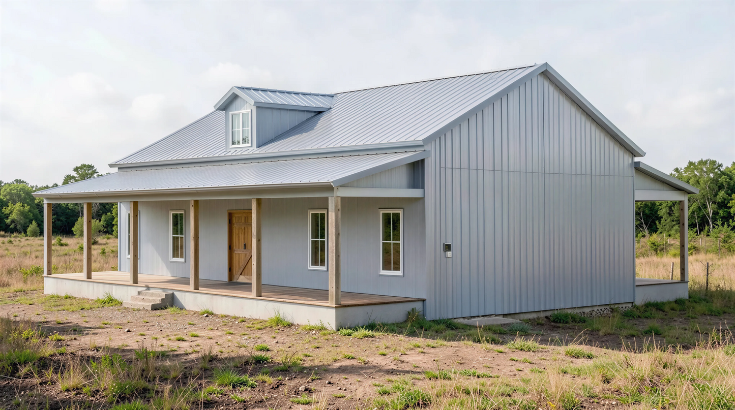 BCO-40162-A Amy Barndominium House Plan