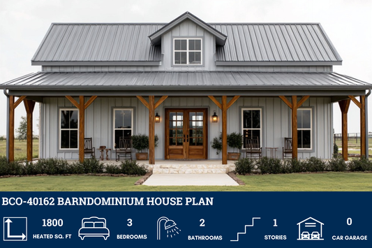 BCO-40162 Barndominium House Plan