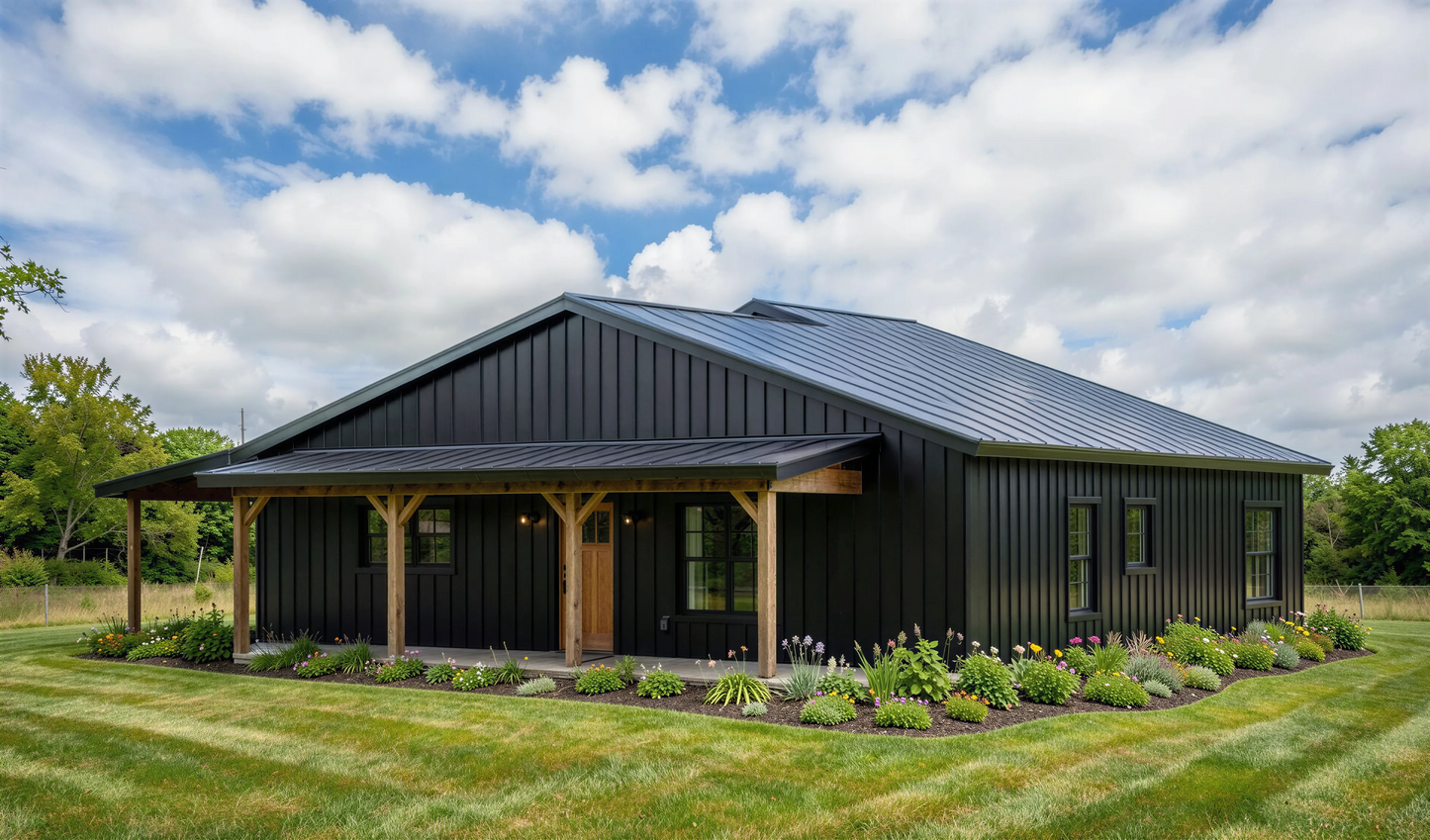 BCO-40163-M Marigold Barndominium House Plan