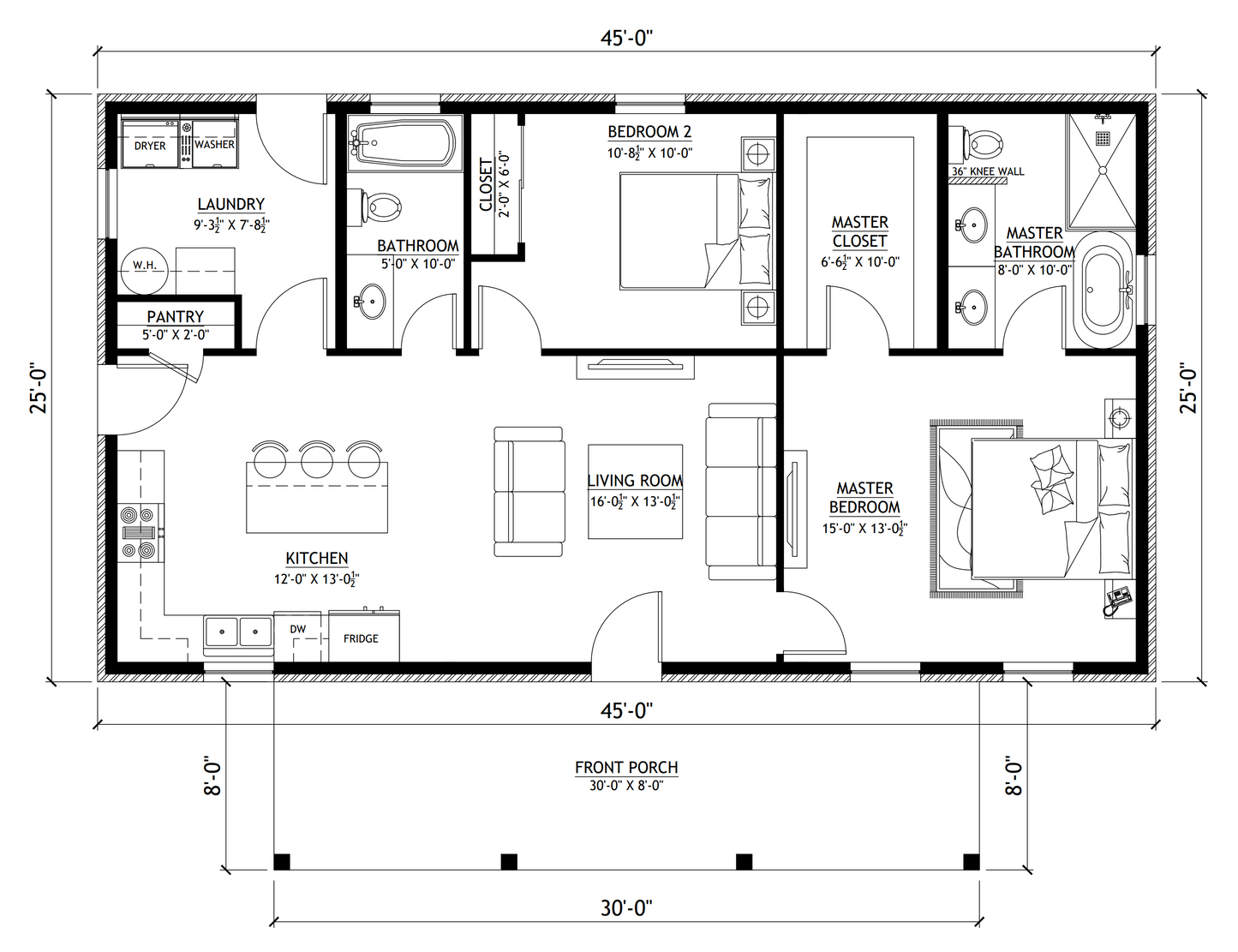 BCO-40168-B Brookmeadow Barndominium House Plan