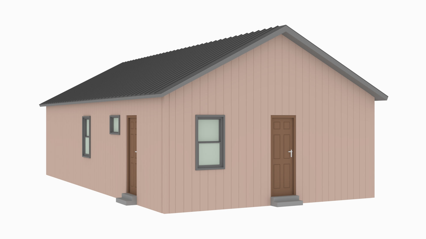 BCO-40168-B Brookmeadow Barndominium House Plan