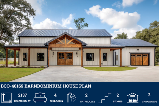 BCO-40169 Barndominium House Plan