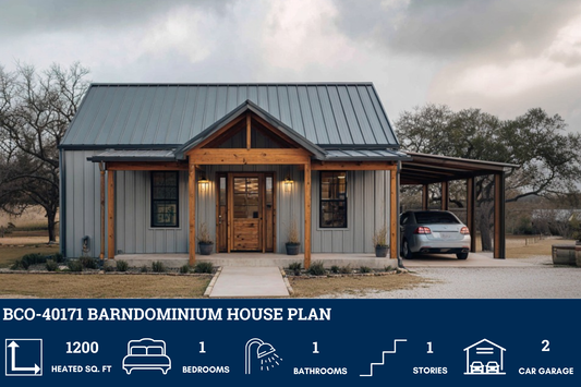 BCO-40171 Barndominium House Plan
