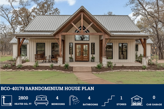BCO-40179 Barndominium House Plan
