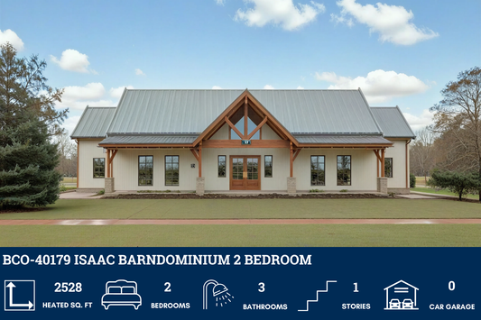BCO-40179 Isaac Barndominium House Plan