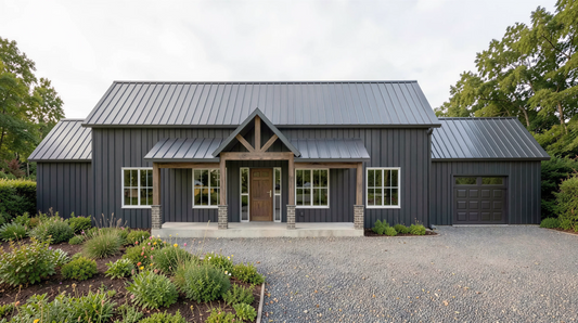 BCO-40183-B Benjie Barndominium House Plan