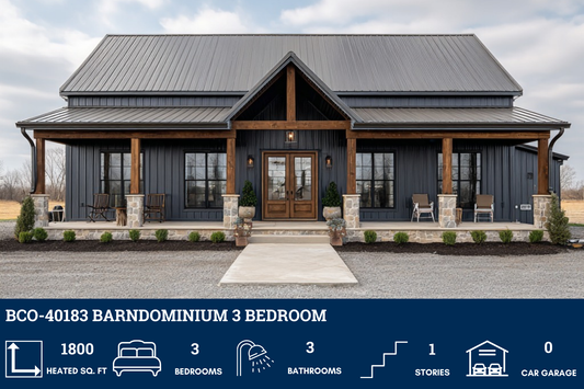 BCO-40183 Barndominium House Plan