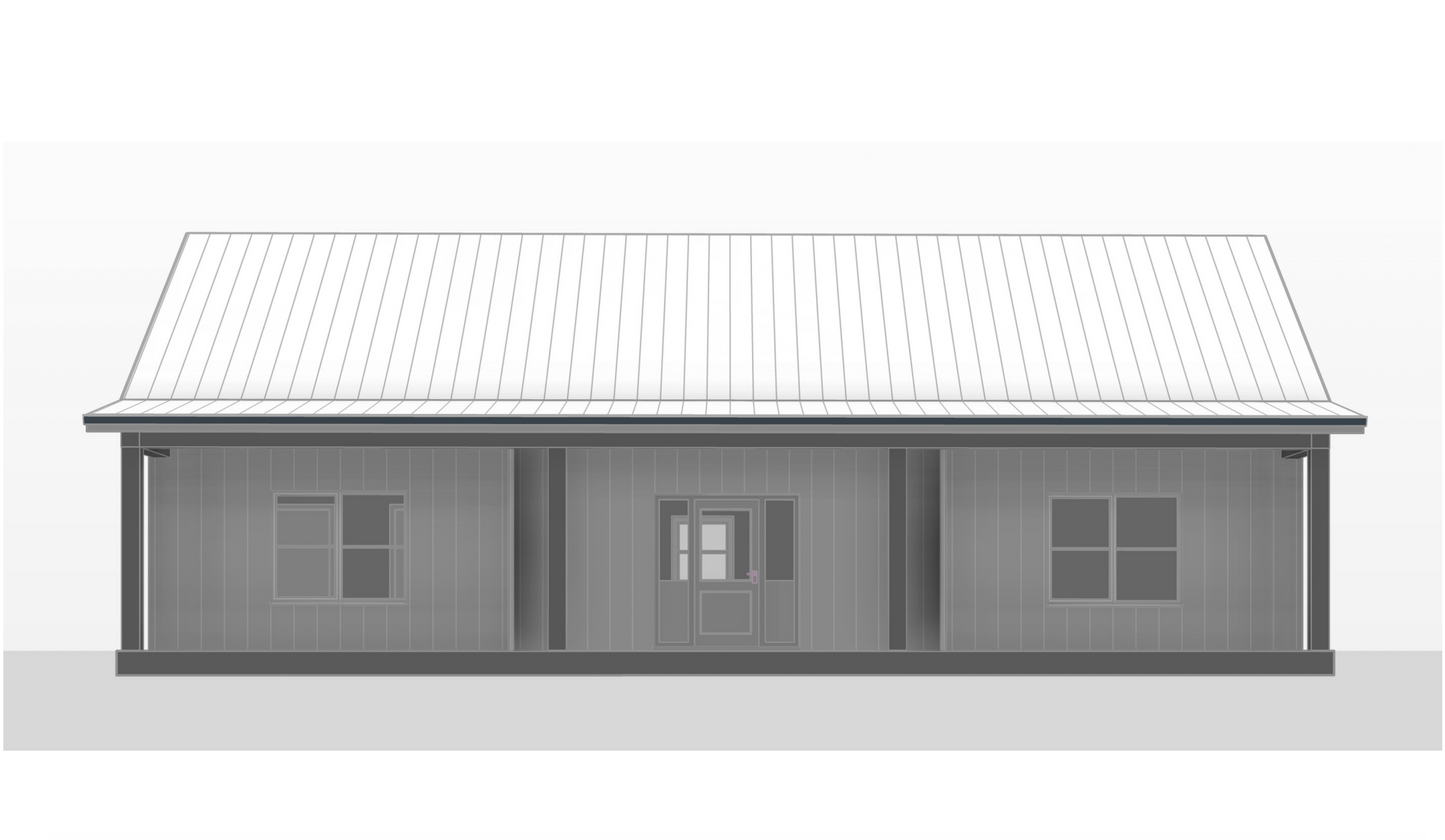 BCO-40184 Sonya Barndominium House Plan