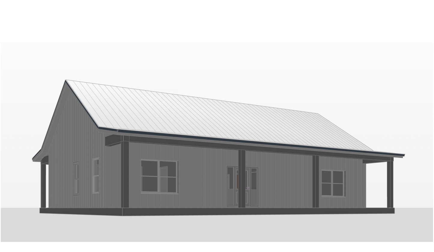 BCO-40184 Sonya Barndominium House Plan