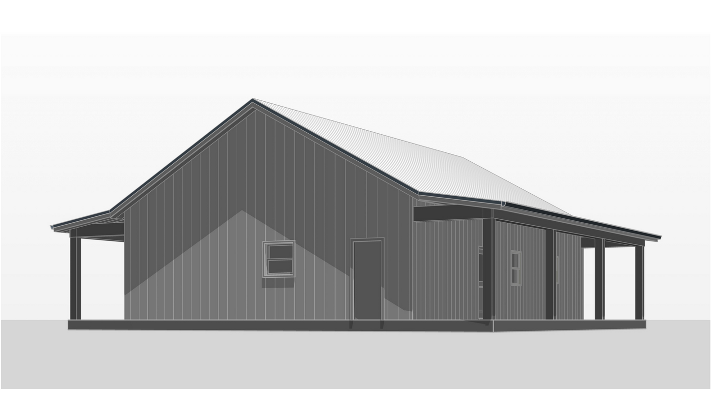 BCO-40184 Sonya Barndominium House Plan