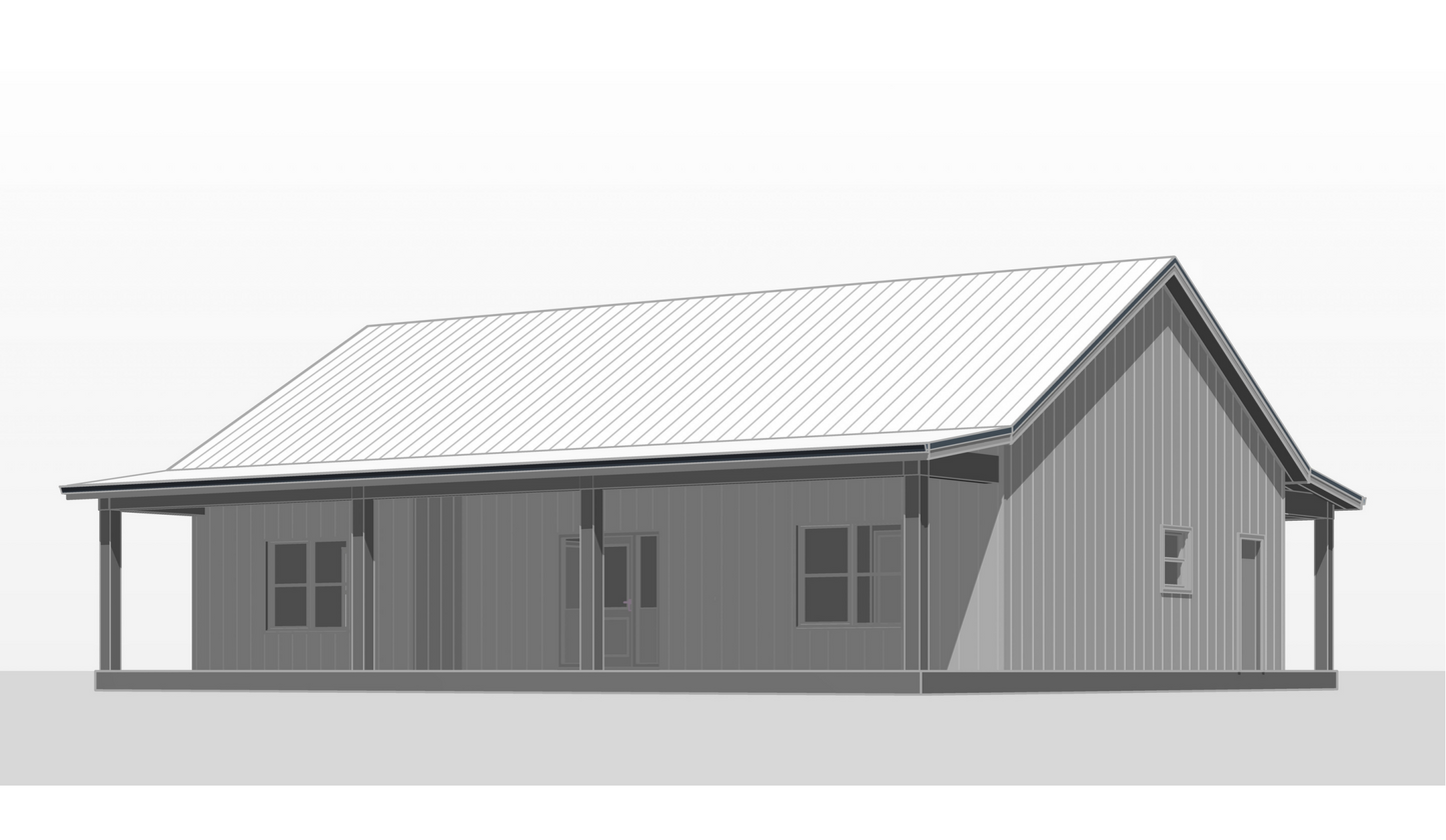 BCO-40184 Sonya Barndominium House Plan