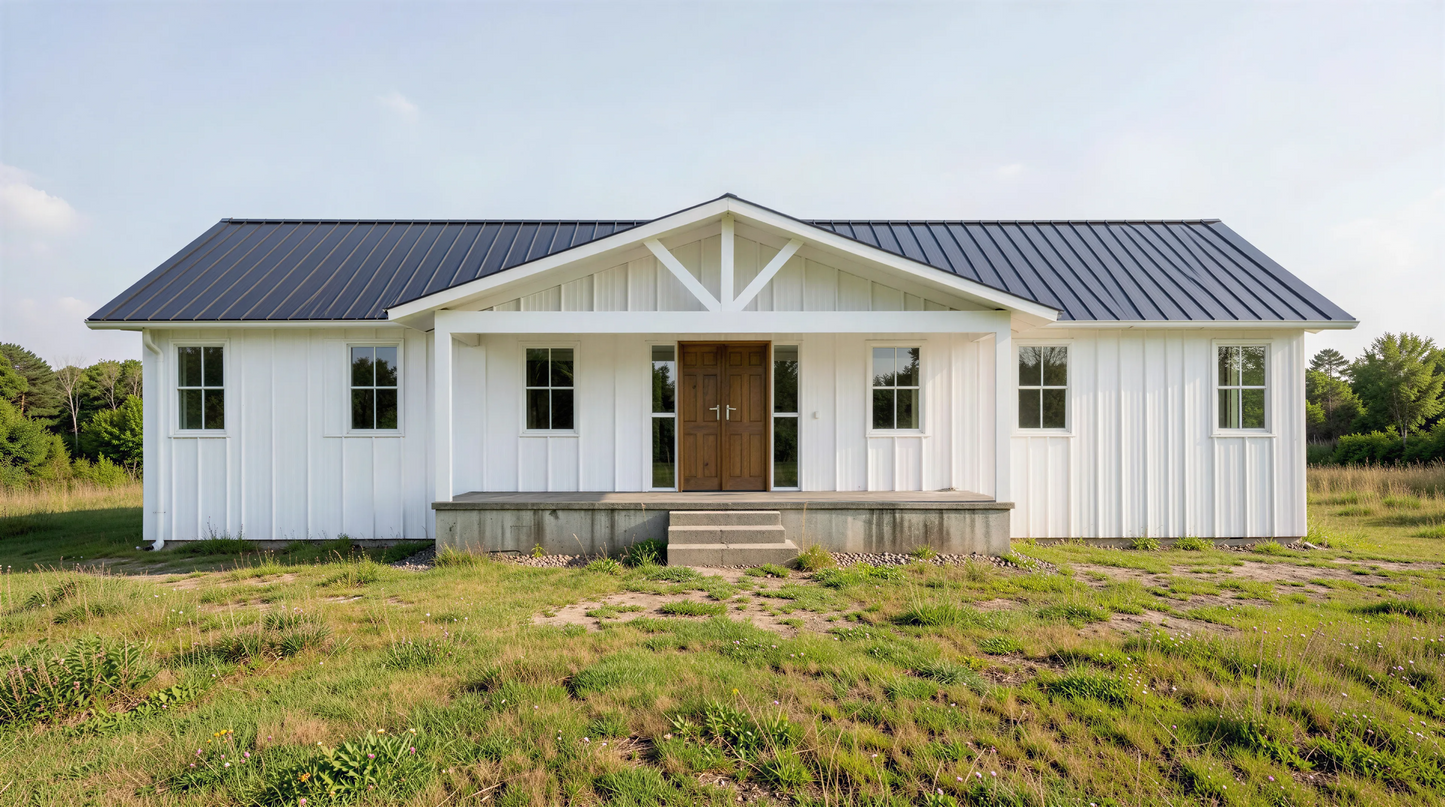 BCO-40186-T Trace Barndominium House Plan