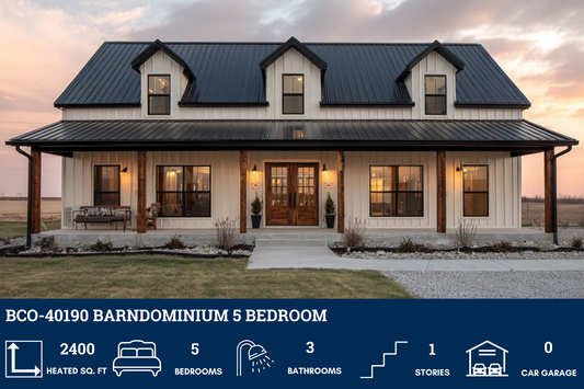 BCO-40190 Barndominium House Plan