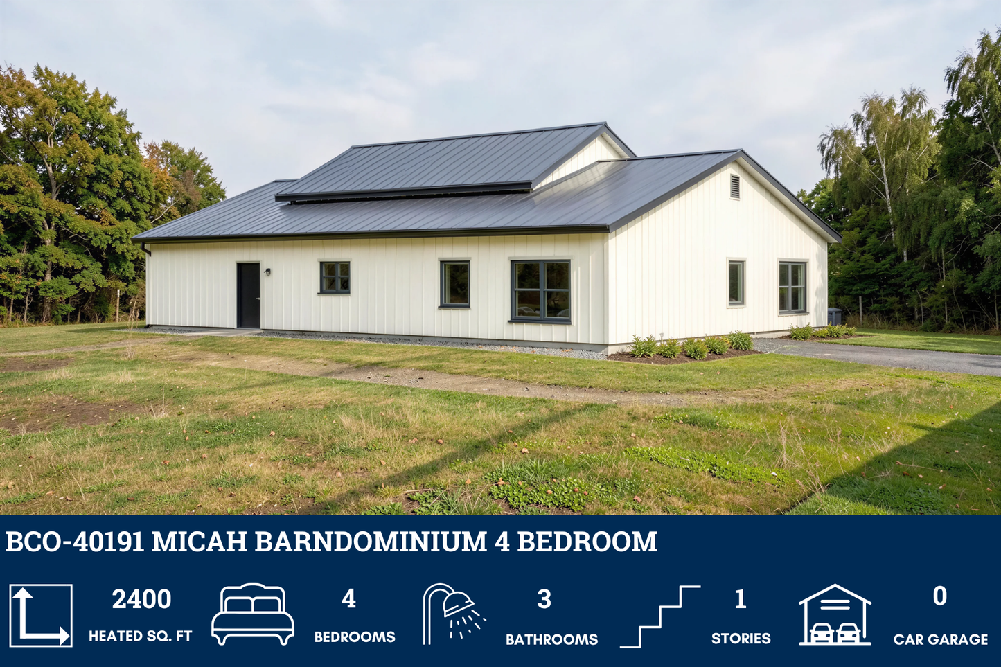 BCO-40191 Barndominium House Plan