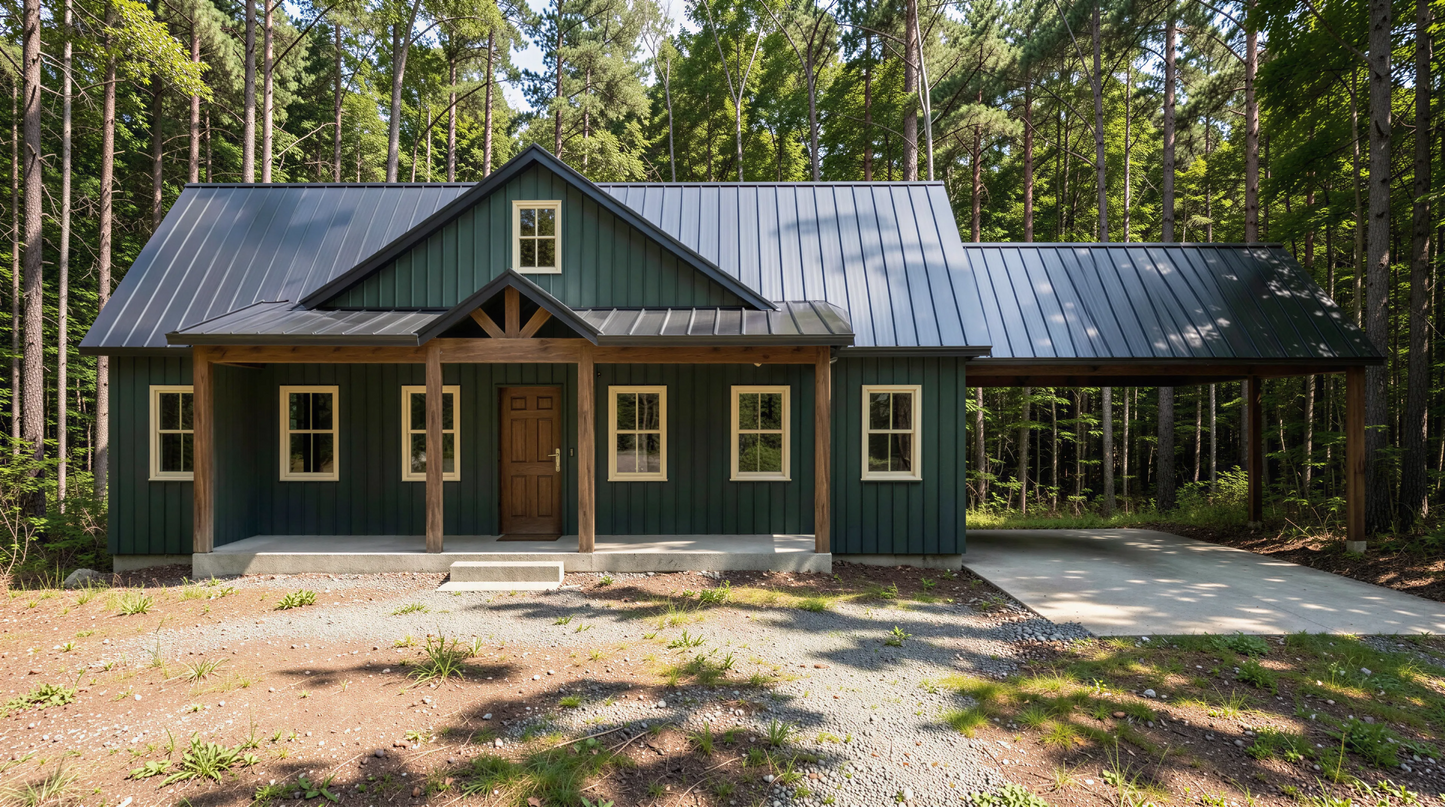 BCO-40199-T Tanya Barndominium House Plan