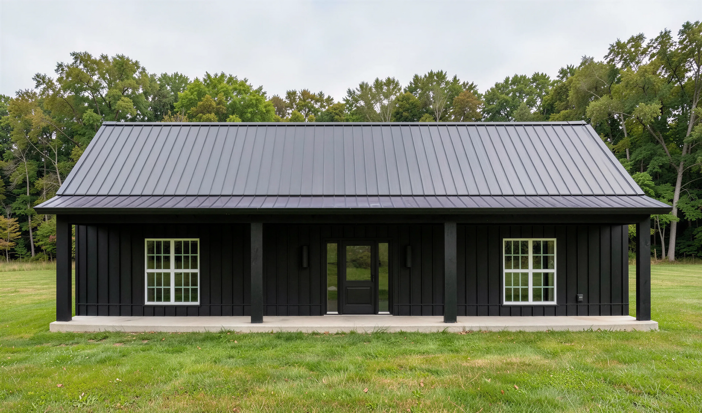 BCO-40200 Titus Barndominium House Plan