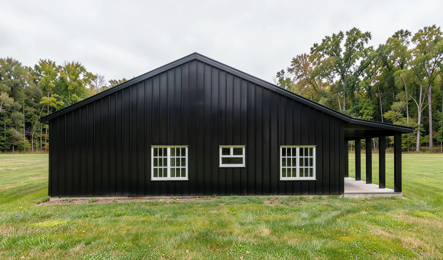 BCO-40200 Titus Barndominium House Plan