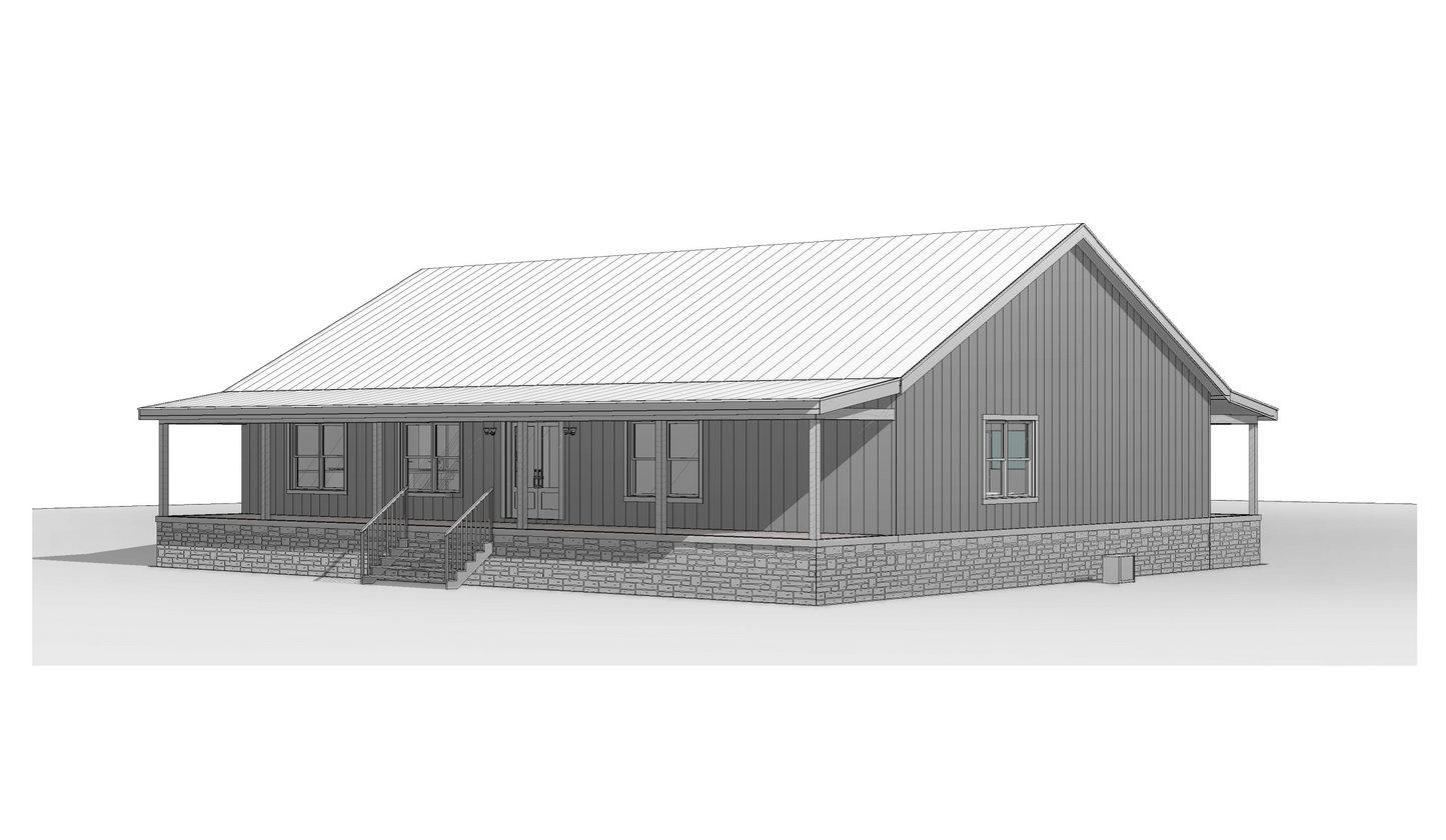 BCO-40201 Rosie Barndominium House Plan