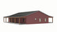 BCO-40204-L Lopez Barndominium House Plan