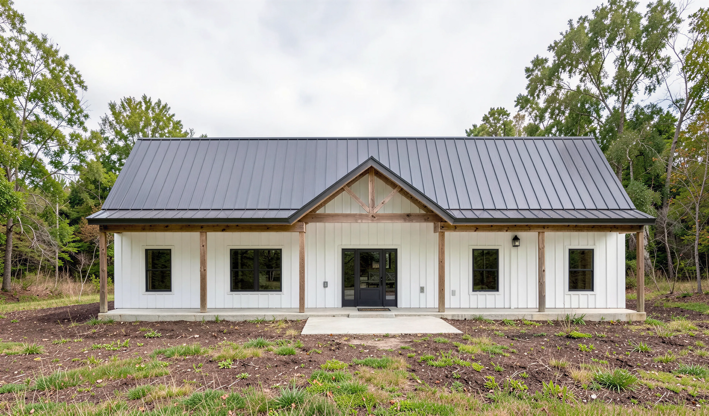 BCO-40204 Samuel Barndominium House Plan
