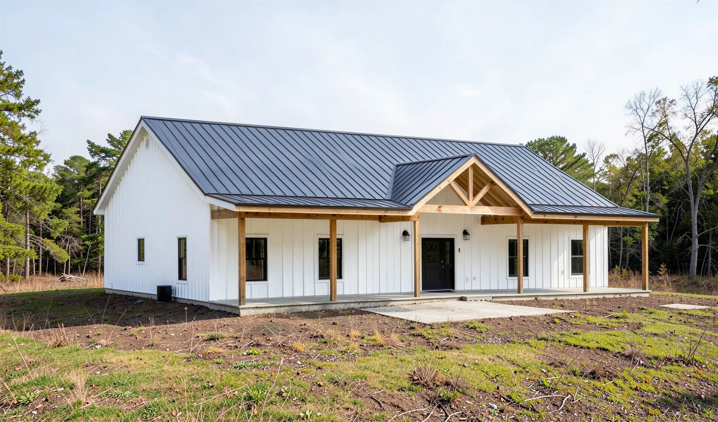 BCO-40204 Samuel Barndominium House Plan