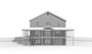 BCO-40206-A Alicia Barndominium House Plan