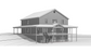 BCO-40206-A Alicia Barndominium House Plan