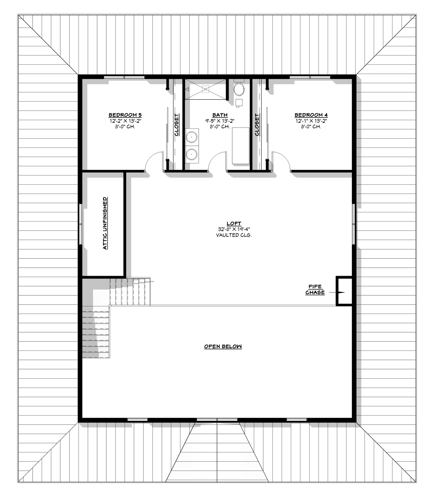 BCO-40206-A Alicia Barndominium House Plan