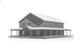 BCO-40206 Margaret Barndominium House Plan