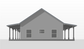 BCO-40207 Melanie Barndominium House Plan
