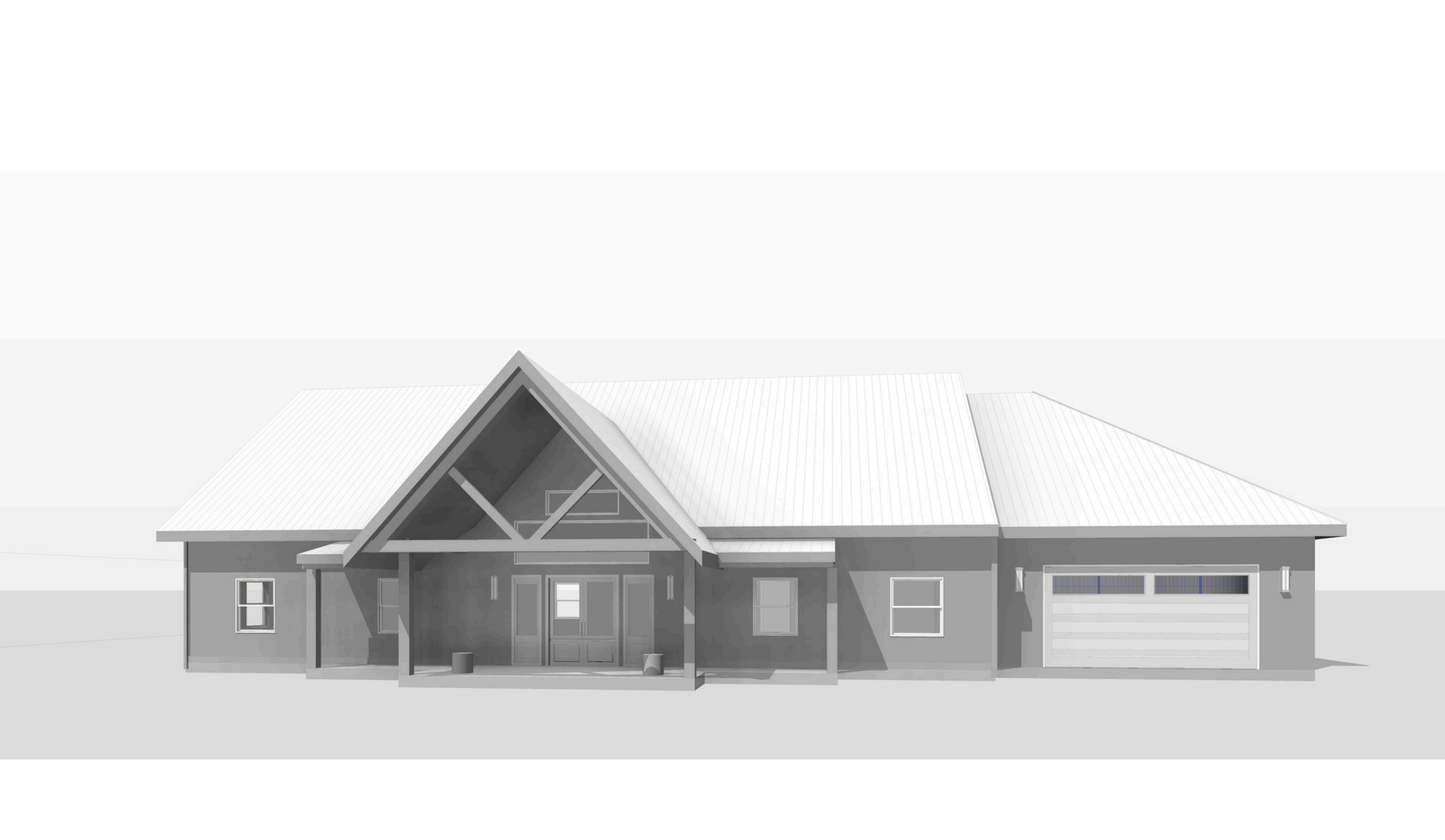 BCO-40213 Luther Barndominium House Plan