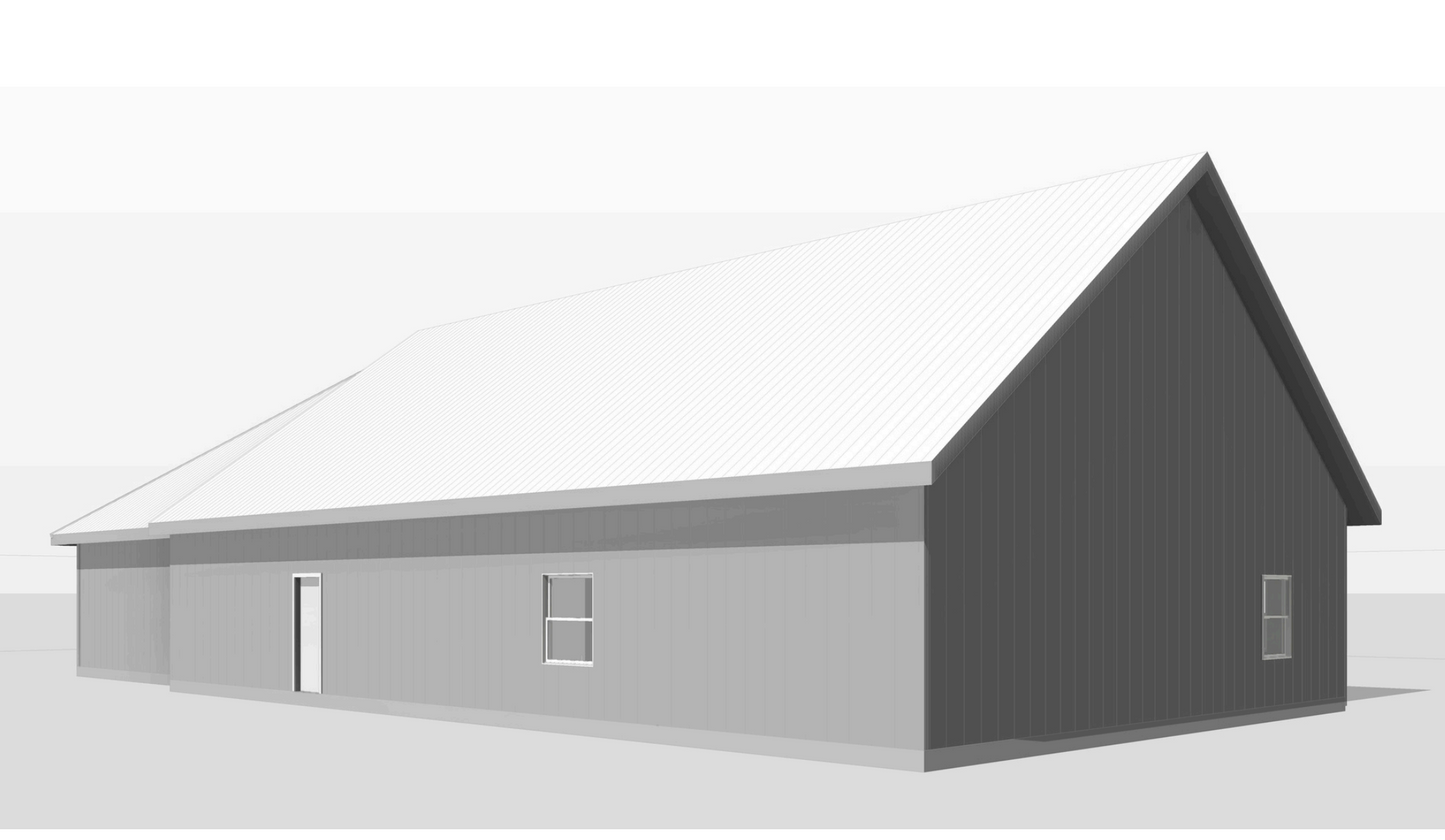 BCO-40213 Luther Barndominium House Plan