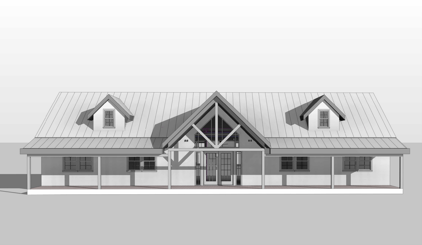 BCO-40220 Clifford Barndominium House Plan