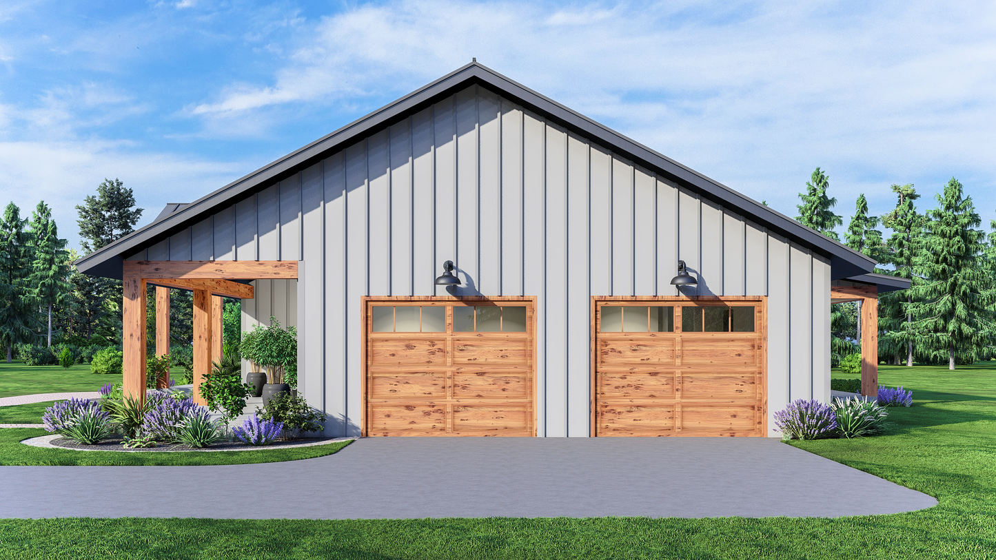 BCO-40222-T Taryn Barndominium House Plan