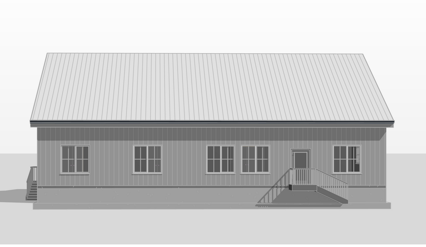 BCO-40223 Maxwell Barndominium House Plan