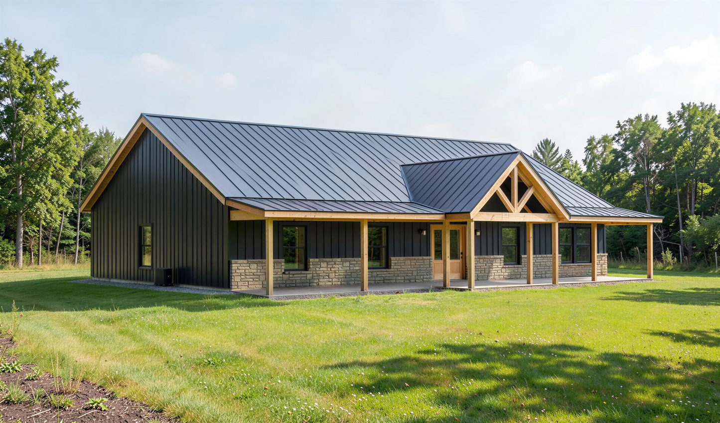 BCO-40224 Leah Barndominium House Plan
