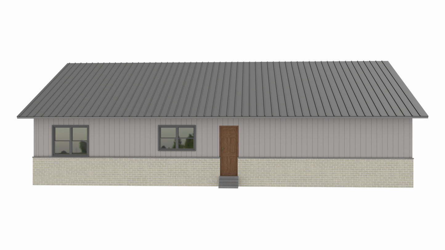 BCO-40227-J Jolene Barndominium House Plan