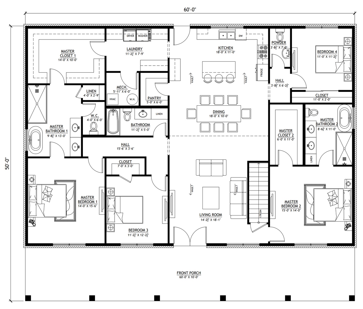 BCO-40227-J Jolene Barndominium House Plan