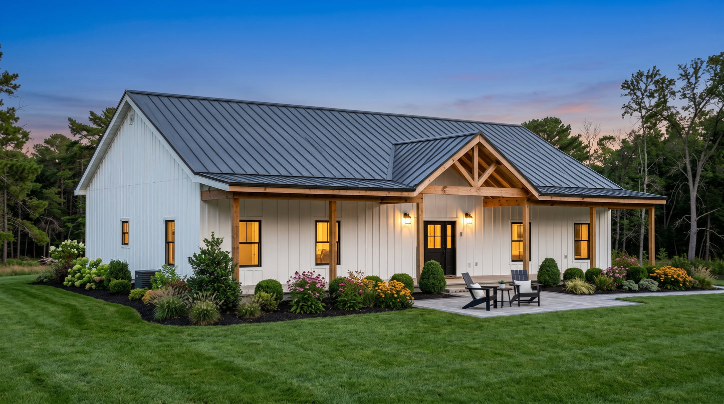 BCO-40204 Samuel Barndominium House Plan