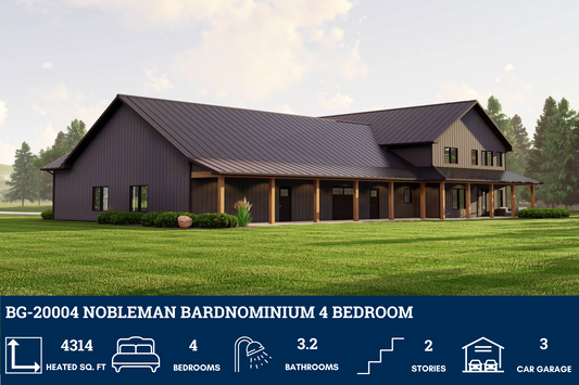 BG-20004 Nobleman Barndominium House Plan