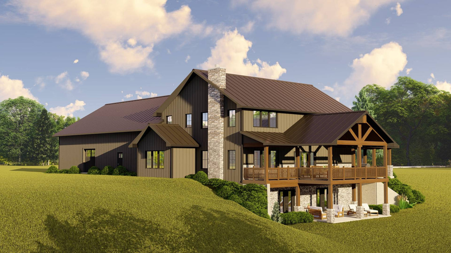 BG-20008 Harrison Barndominium House Plan